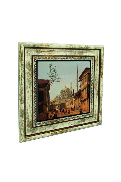 Sadrazam Pictură cu peisajul Moscheei Fatih cu imprimeu Pictură cu piatră nat...