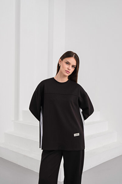 BLUE DAY'S Women's Modal Scuba Suit with Side Stripes