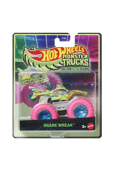 HOT WHEELS Monster Truck Glow in the Dark Shark Wreak 1:64