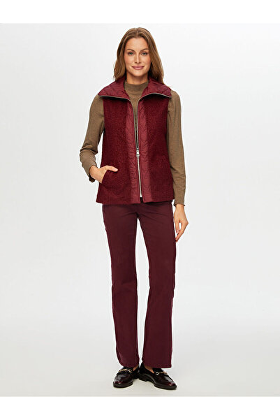 Faik Sönmez Kapitone Garnili Bürümcük Yelek W26KYL005