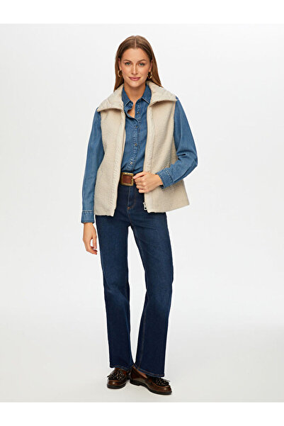 Faik Sönmez Kapitone Garnili Bürümcük Yelek W26KYL005