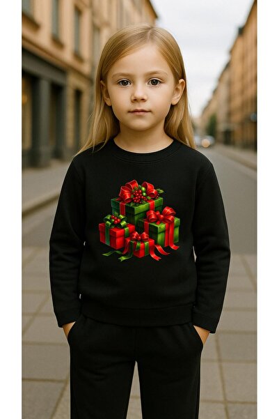 playwear Παιδικό Φούτερ Σετ Δώρου με Στάμπα για Κορίτσια και Αγόρια, Λαιμόκοψ...