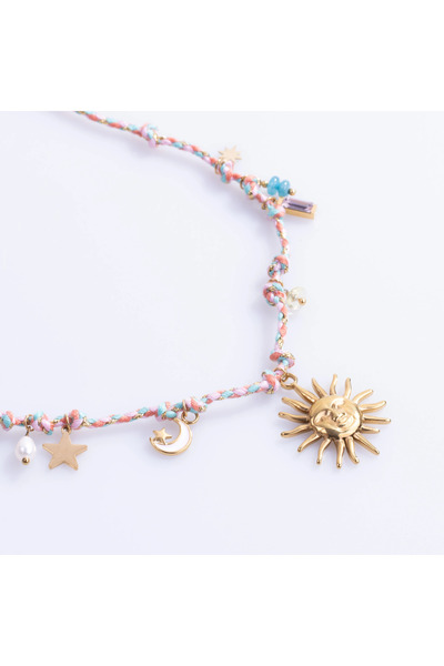 Shine of Magic Jewelry قلادة سوليس |   قلادة فولاذية