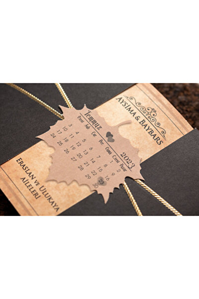 İKLİM DAVETİYE Düğün Davetiyesi / Nişan Davetiyesi / Nikah Davetiyesi / (50 A...