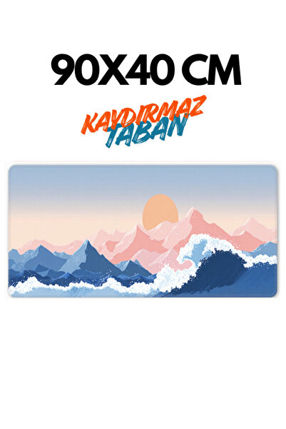 ATAsoft ELEKTRONİK Since 2021 90X40 Cm Gaming Oyuncu Mouse Pad Kaydırmaz Taba...