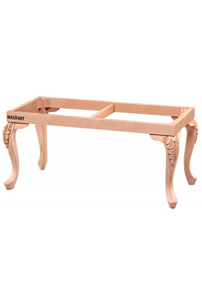 Masifart Videre 90 Lık Lükens Oymalı Puf Cilasız Ham