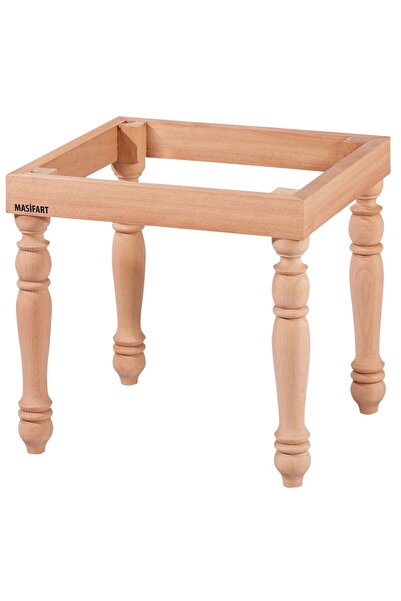 Masifart Lorta 40 Lık Tornalı Puf Cilasız Ham