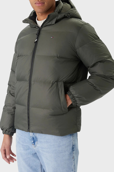 Tommy Jeans Comfort Fit Çıkarılabilir Kapüşonlu Şişme Mont Erkek MONT DM0DM19...