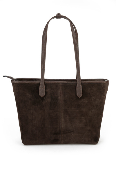 Ziya , Women's Genuine Leather Shoulder and Hand Bag 153979Z5018 Brown