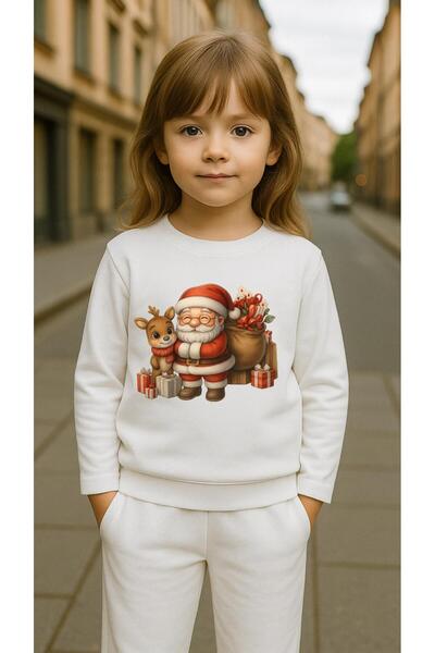 playwear Φούτερ ομάδας με στάμπα SACK NOAL DEER για κορίτσια και αγόρια, με λ...