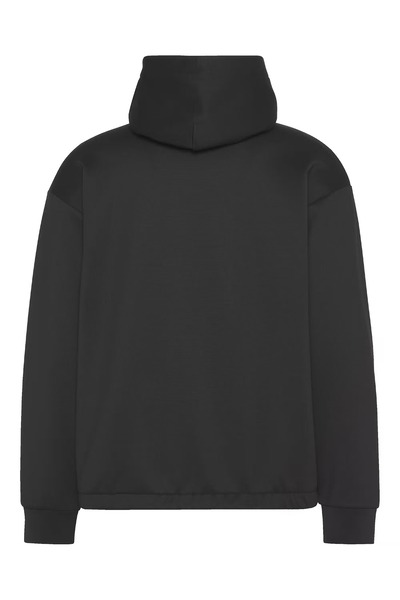 Calvin Klein Men's Relaxed Fit Half Zip Hooded Black Sweatshirt Lv04Rd212G-Ub1