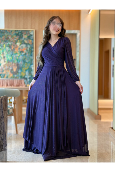 Generic فستان سهرة ارجواني