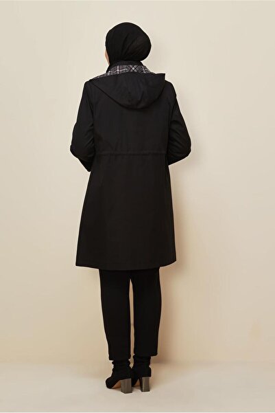 Alvina Plus Size Trench Coat 10991