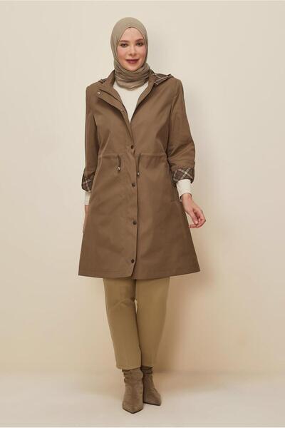 Alvina Plus Size Trench Coat 10991