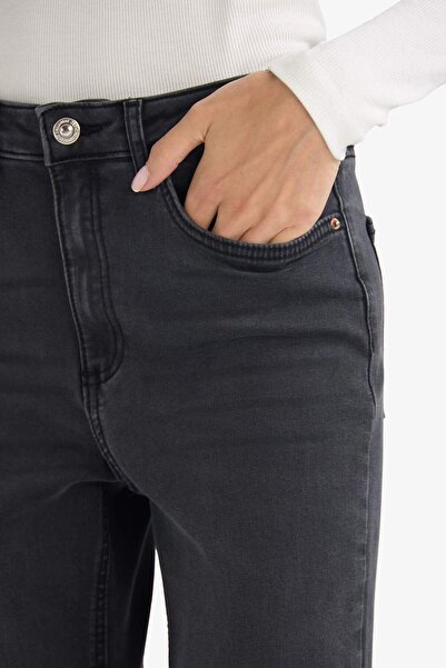 DeFacto Mia Flare Fit Normal Waist Long Jean Pants F5784Ax25Wn