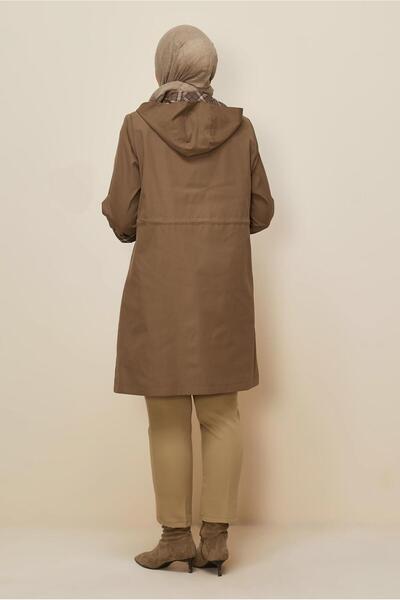 Alvina Plus Size Trench Coat 10991