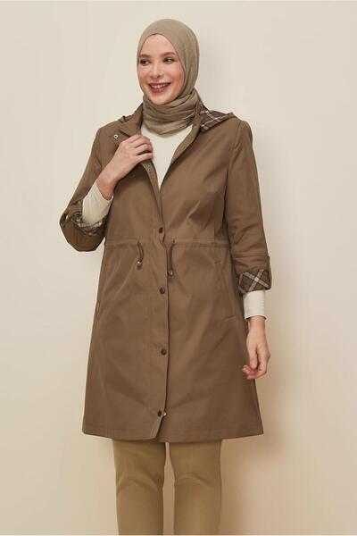Alvina Plus Size Trench Coat 10991