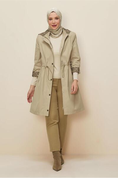 Alvina Plus Size Trench Coat 10991