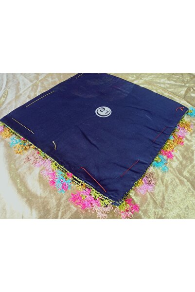 Cenk Șal de brodat manual Reyhan, brodat cu ac, brodat pe 4 laturi, cadou, yemeni, mevlit