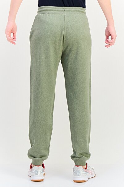 Reebok Men Sportswear Fit Brand Logo Outdoor Jogger Pants, Olive