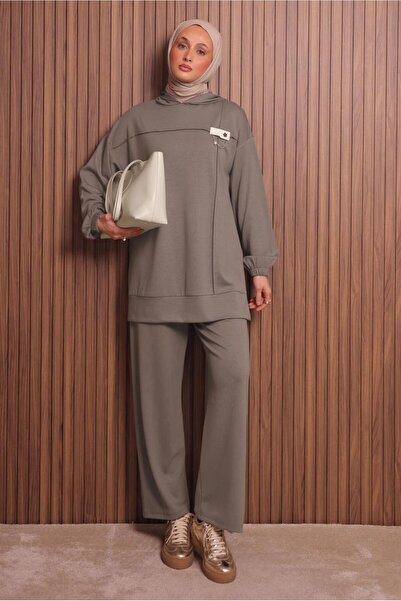 TRENDTESETTÜR Women's Mink K Hooded Pants Suit t 2017