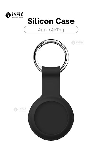 ineix Silicone Protective Case For Apple Airtag With keychain