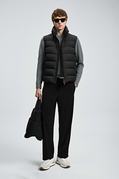 Kocamanlar Ayakkabı Lufian 112130028 Peter Goose down Men's Vest Black