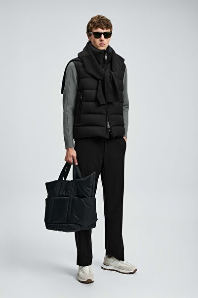 Kocamanlar Ayakkabı Lufian 112130028 Peter Goose down Men's Vest Black