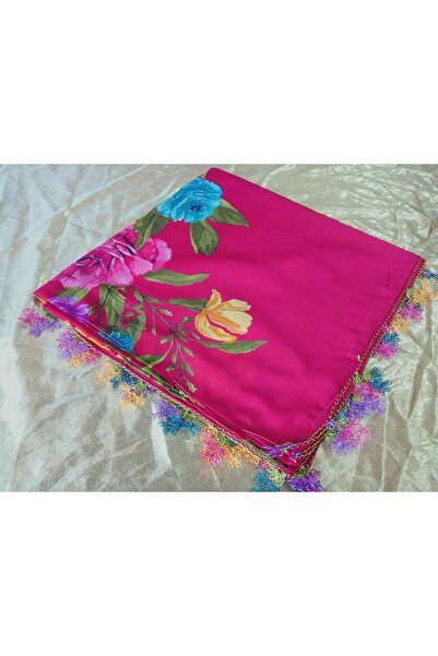 Cenk Ve Reyhan Handmade Needlework Writing, Scarf, Yemeni, Mevlit Shawl, 4 Sides Embroidered