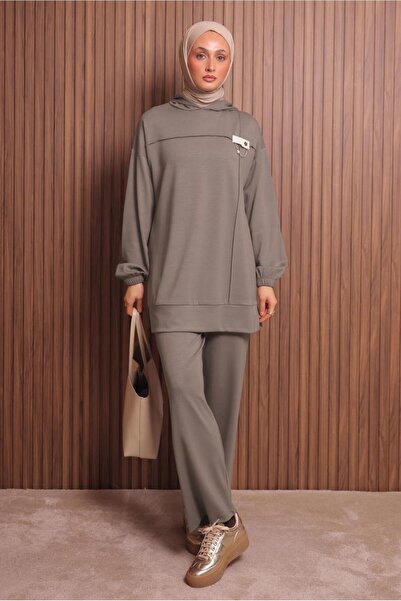 TRENDTESETTÜR Women's Mink K Hooded Pants Suit t 2017