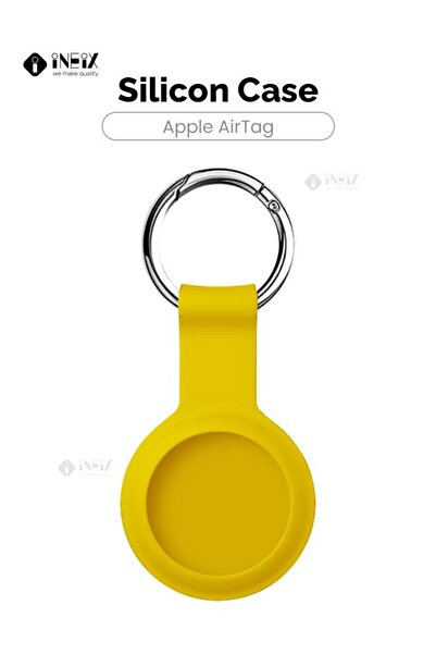ineix Silicone Protective Case For Apple Airtag With keychain