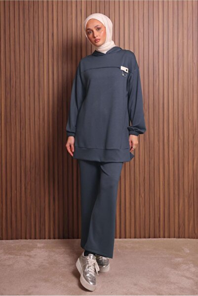 TRENDTESETTÜR Women's Gray (Anthracite) Ka Hooded Antholone Suit t 2017