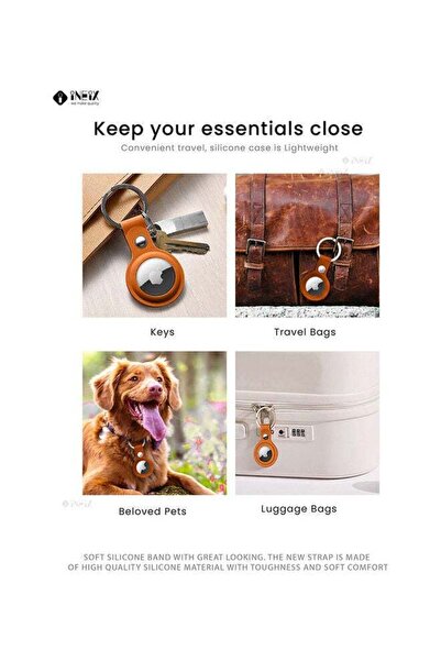 ineix Protective Case Cover With Key Ring For Apple AirTag