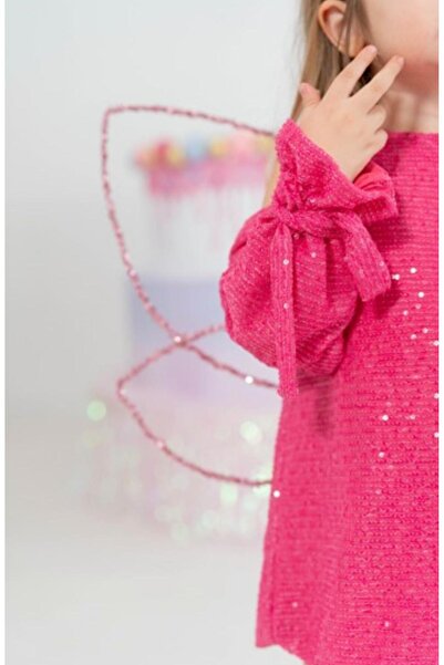 mon icone Pink Sequin Dress