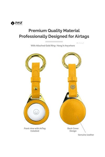 ineix Waterproof Protective Case Cover With Key Ring For Apple AirTag