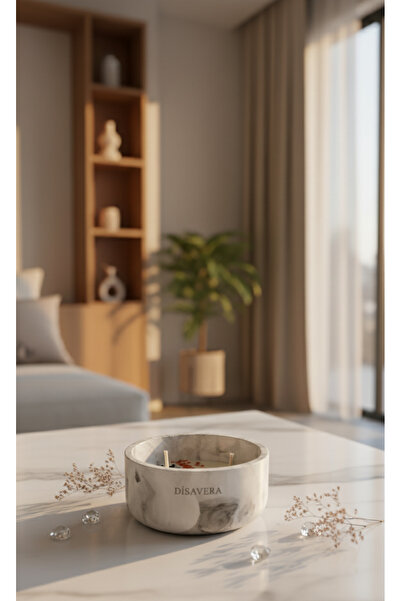 DİSAVERA Dekoratif Yağmur Ormanları Kokulu Beton Mum