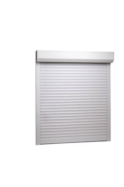 Casa Deco Logistics WHITE ALUMINUM EXTERNAL ROLLER SHUTTER WITH PRE-TENSIONED SPRING (HEIGHT: 1000 mm, WIDTH: 800 mm)