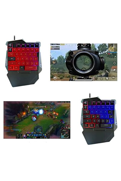 Apera G506 Tek El Kullanım Gaming Oyuncu USB Kablolu Klavye Mouse Seti RGB LED Işıklı