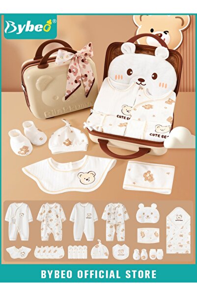 BYBEO 24PCS Newborn Baby Gifts Set, Newborn Layette Gift Set, Baby Clothes Ac...