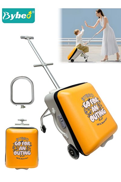 BYBEO حقيبة سفر للأطفال قابلة للركوب، حقيبة سفر محمولة قابلة للتمدد مقاس 20 ب...