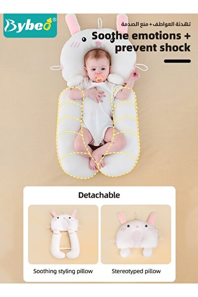 BYBEO Baby Nursing Pillow, Baby Head Shaping Pillow, Newborns Nursing Sleeping Pillow, Infant Head Support