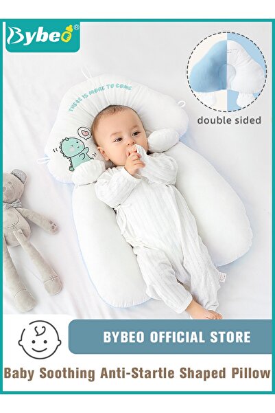 HIPOP Baby Newborn Nursing Sleeping Pillow Anti-Startle Toddler Boys and Girls Comfortable Lightweight Sha