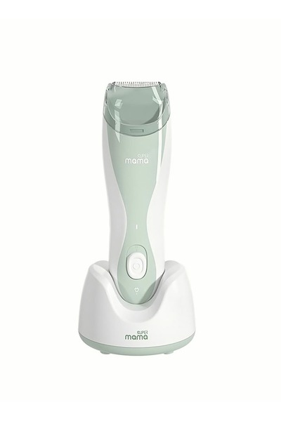 SUPERMAMA ماكينة حلاقة شعر كهربائية من بيبي ميوت، ماكينة حلاقة شعر صامتة للأط...