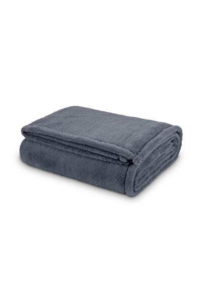 Soley Pufina | Single Rabbit Fur Textured Plush Blanket & Bedspread | 150X220