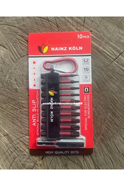 Koln HNZ KÖLN BİTS MIKNATISLI TORK UÇ SETİ TORK UÇ TAKIMI T6MM DEN T40 KADAR 11PCS