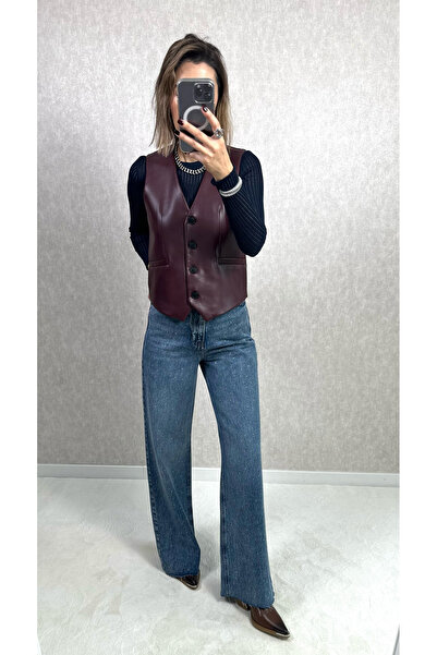 Gardropmikseri Deri Yelek