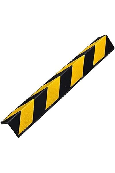Raco Reflective Corner Guard Wall Corner Protector with Yellow Strips for Garage Parking