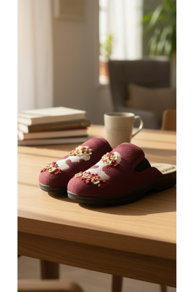 AkınalBella Winter Women's Winter House Slippers. Anatomical Sole Women's Gift-Giving Guest Winter Slippers.