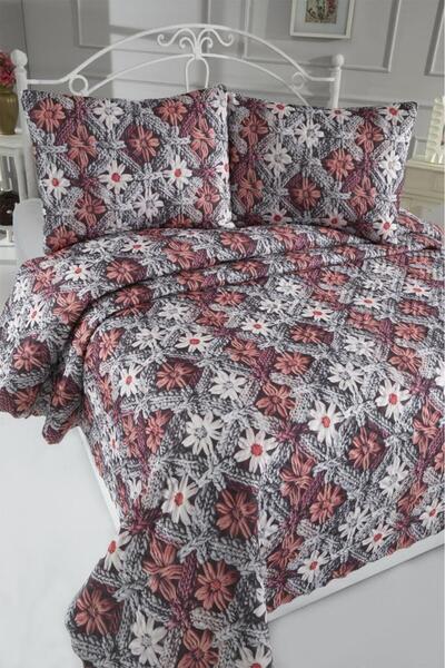 Çeyiz Diyarı Alvera Ultrasonic Quilted 5D Printed Double Pique Set