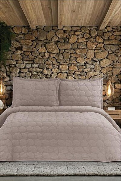 Çeyiz Diyarı Nancy Double Bedspread 230X250 cm Beige